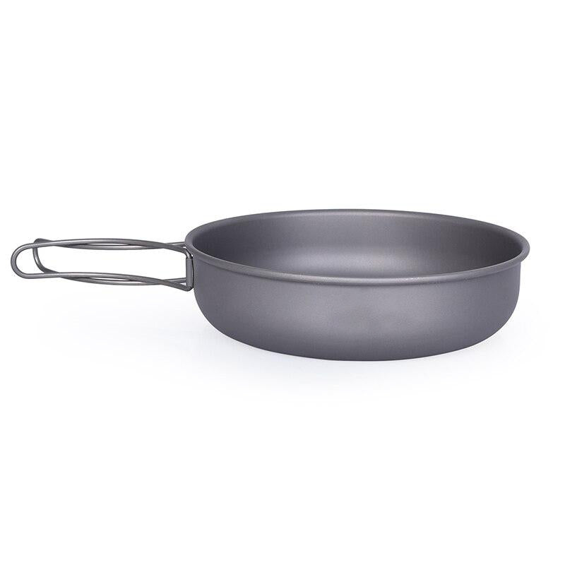 Ultralight Titanium Camping Frying Pan