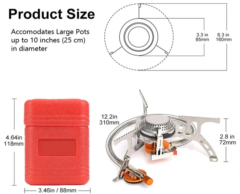 Njord Camping Stove Pro